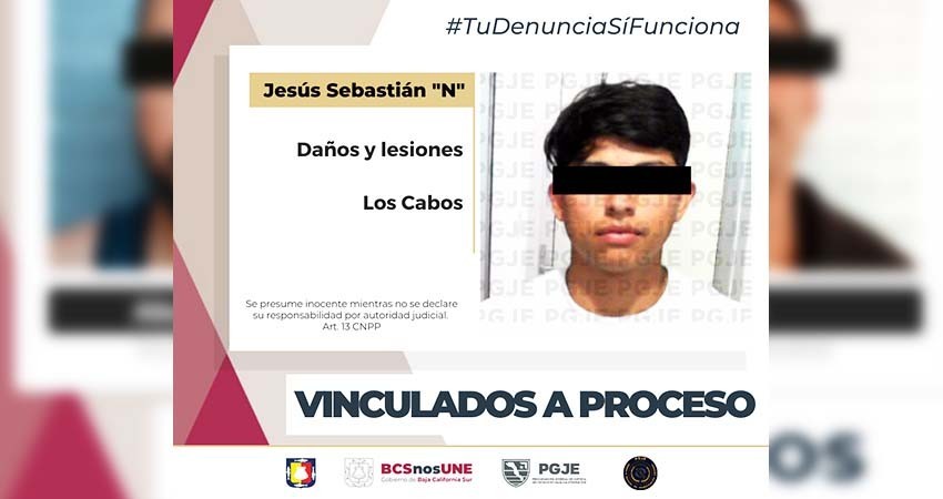 Por el delito de daños y lesiones culposas Sebastián N queda