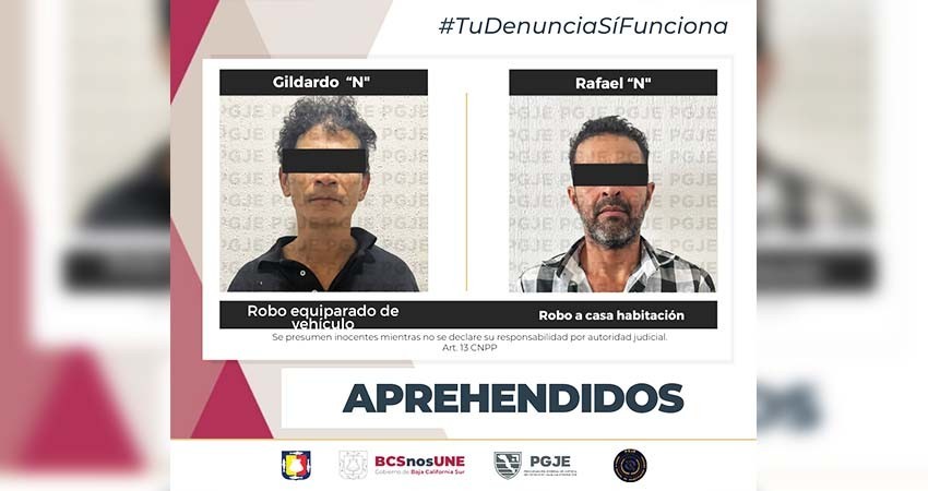 Cumplimenta PGJE 2 órdenes de aprehensión a imputados por diversos