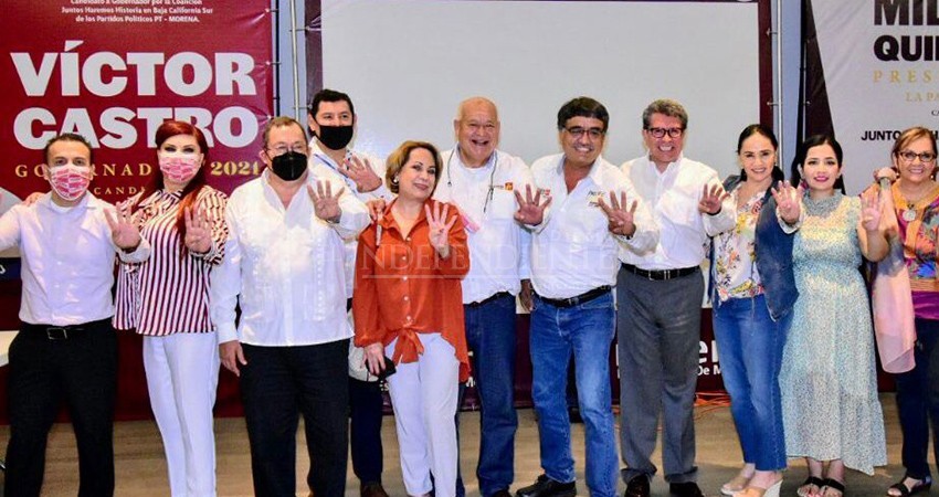 Respaldan senadores de Morena A Oscar Leggs