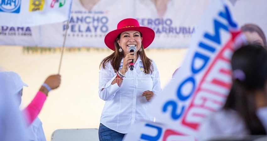 La zona rural de Los Cabos ya decidió por Lupita Saldaña