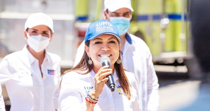 Lo que se siembra se cosecha, vamos encabezando todas las encuestas: Lupita Saldaña