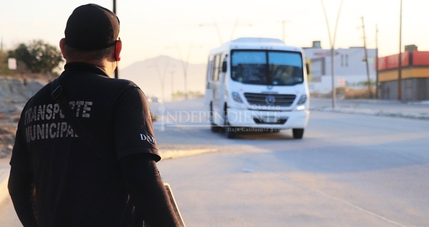 Verifican Transporte público Los Cabos para que se respeten las medidas sanitarias