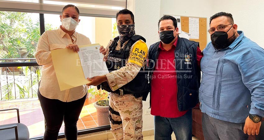 Dona el Ayto de Los Cabos terreno a SEDENA para construcción de edificio de la Guardia Nacional