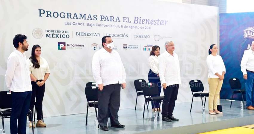 Asegura AMLO que a BCS le irá bien con la llegada de Víctor Castro