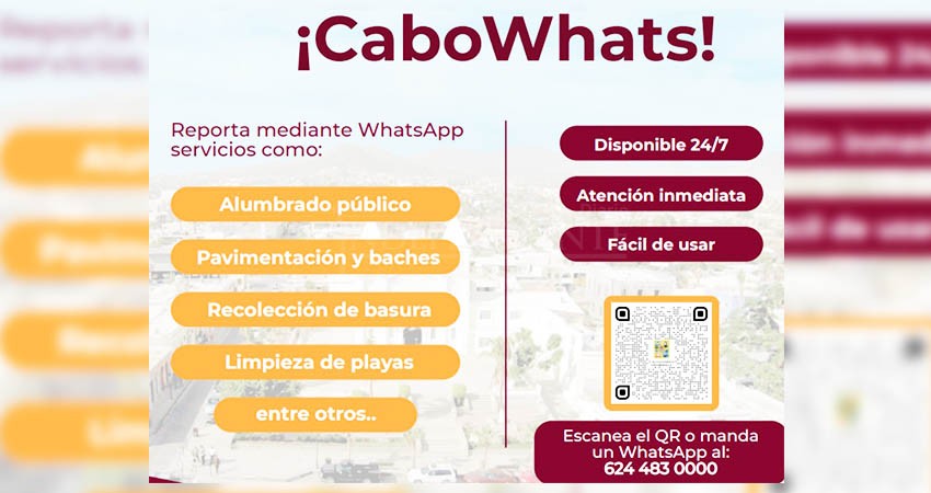 Para mejorar la comunicación entre ciudadanía y ayuntamiento, arranca el programa “CaboWhats” 