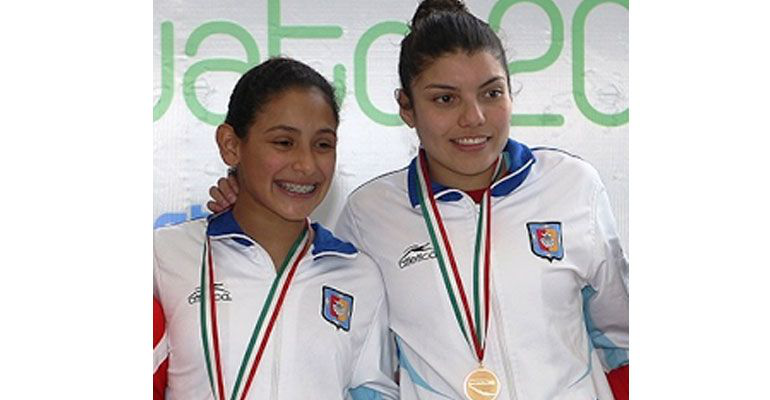 Gabriela Agundez y Karla Rivas en el Gran Prix de Clavados ...