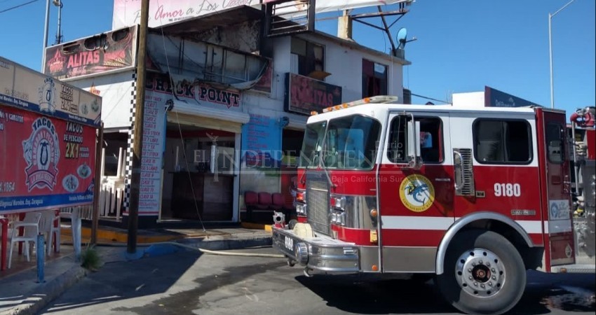 Se incendia local comercial en Cabo San Lucas | Diario El Independiente