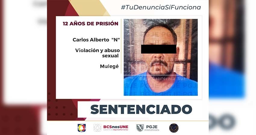 Dan 12 Años De Prisión A Carlos “n” Por El Delito De Violación