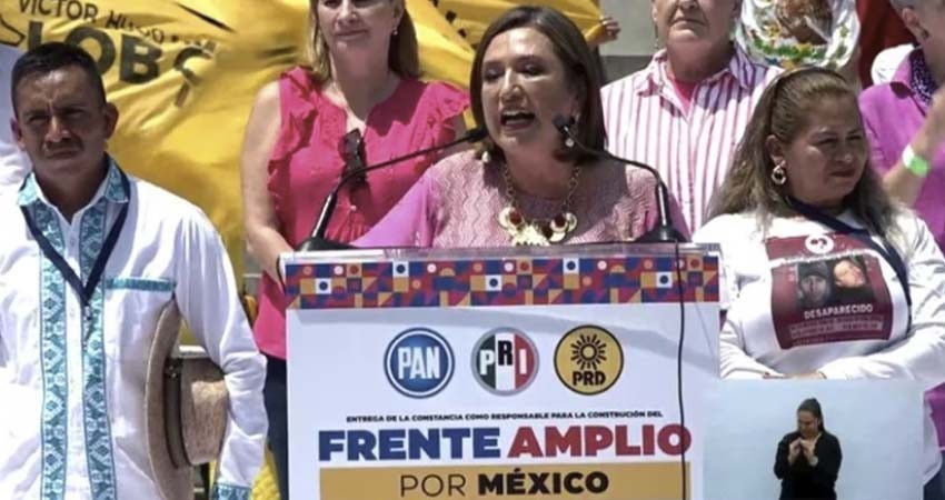 Xóchitl Gálvez Recibe Constancia Como Coordinadora Del Frente Amplio Por México Diario El 8189