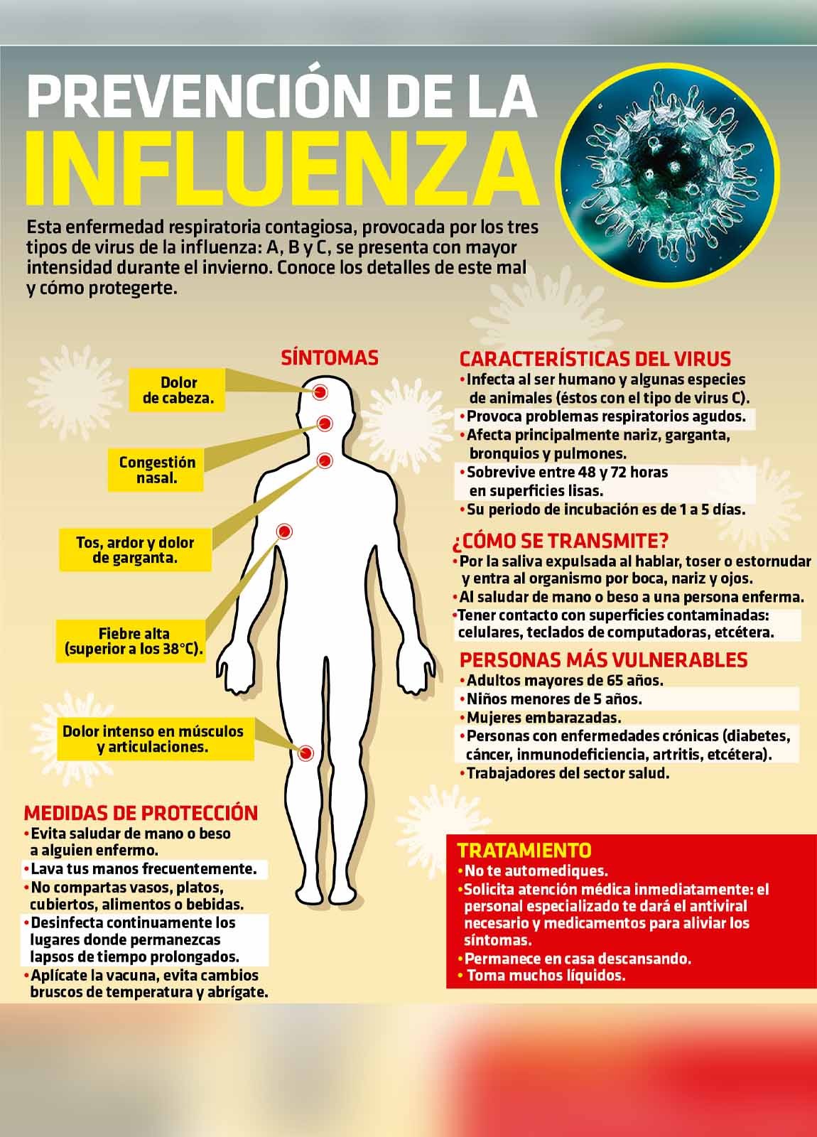 Influenza, vacunas y cuidados