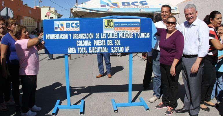 Inauguró MCV la pavimentación de casi 78 mil metros cuadrados