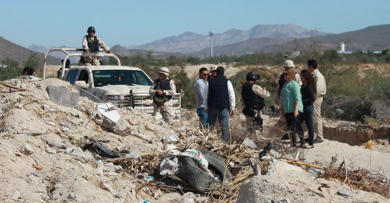 Encuentran granada de fragmentación en centro de acopio; Se moviliza la SEDENA