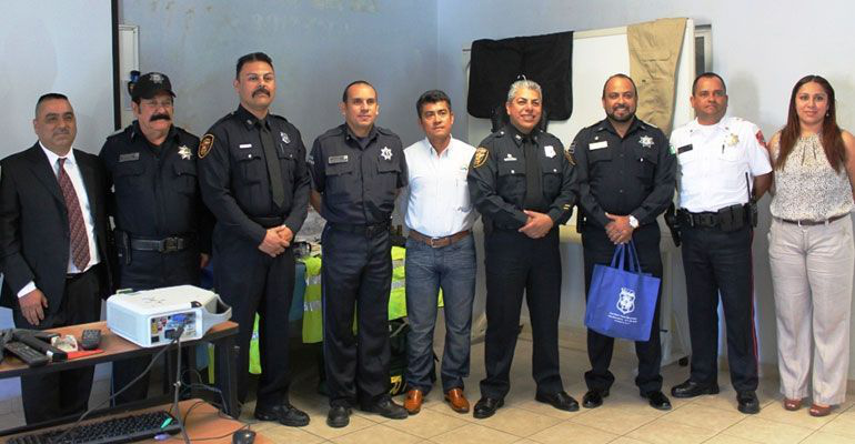 Instructores de la Policía de Texas capacitan a oficiales de Seguridad Pública de Los Cabos