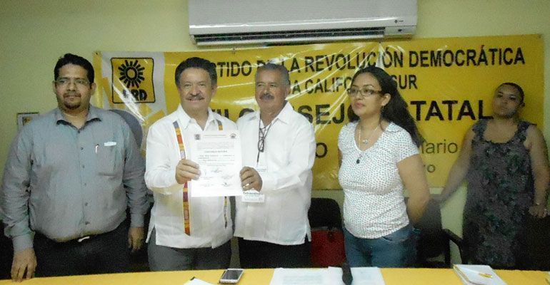 Elige el Pleno del PRD a Jesús Druk como candidato a gobernador