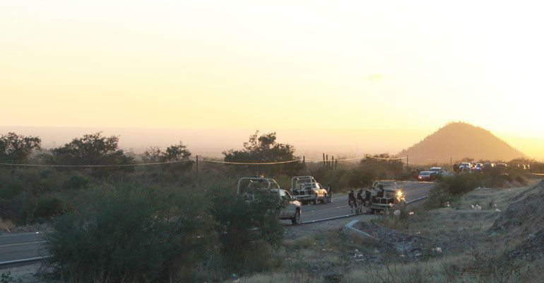 Tres ejecutados y una persona herida de bala, resultado de la balacera en La Paz