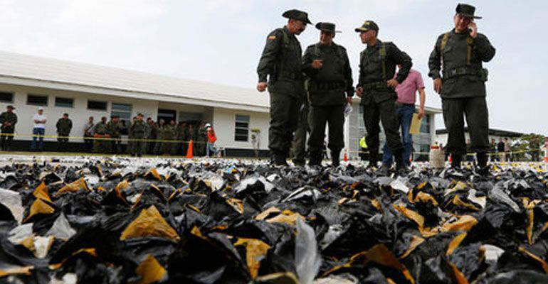 Colombia confisca cocaína que tenía como destino México 