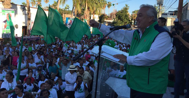 Pepe Hevia garantía de triunfo para Ricardo Barroso: afirmó PVEM