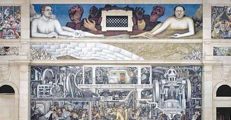 Exhibirán trabajo creativo de Rivera y Kahlo en Detroit