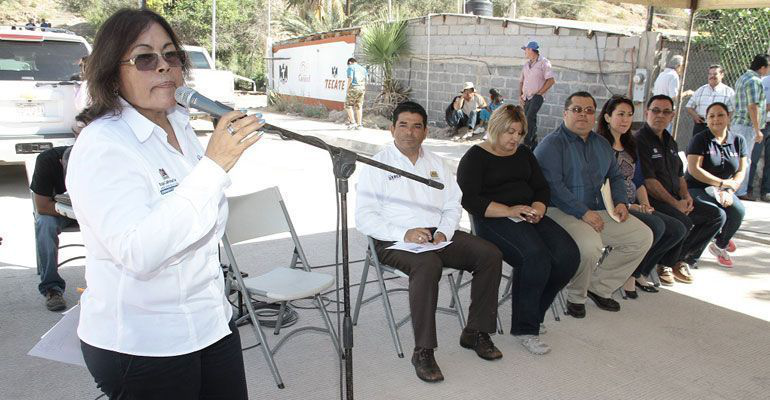 Entrega el Gobierno obras de infraestructura urbana a Mulegé