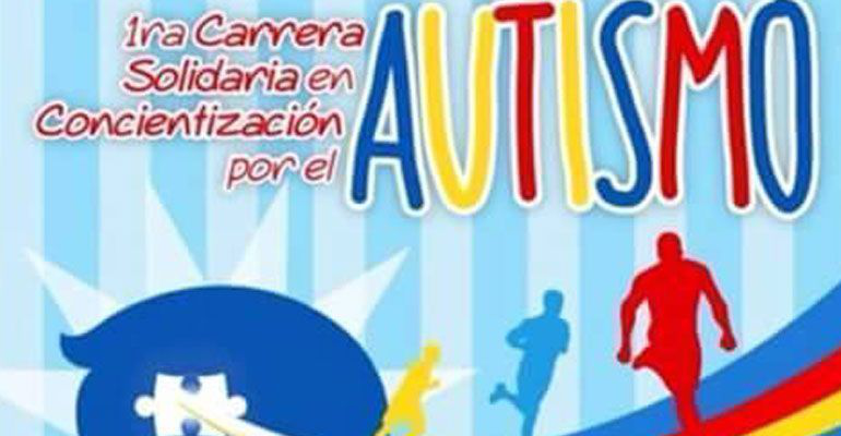 Convocan a la 1ra carrera solidaria en Concientización “Por el Autismo” 