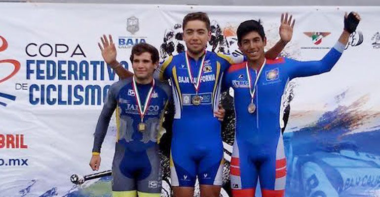 Continúan cosechando medallas los Ciclistas Sudcalifornianos en la Copa Federación
