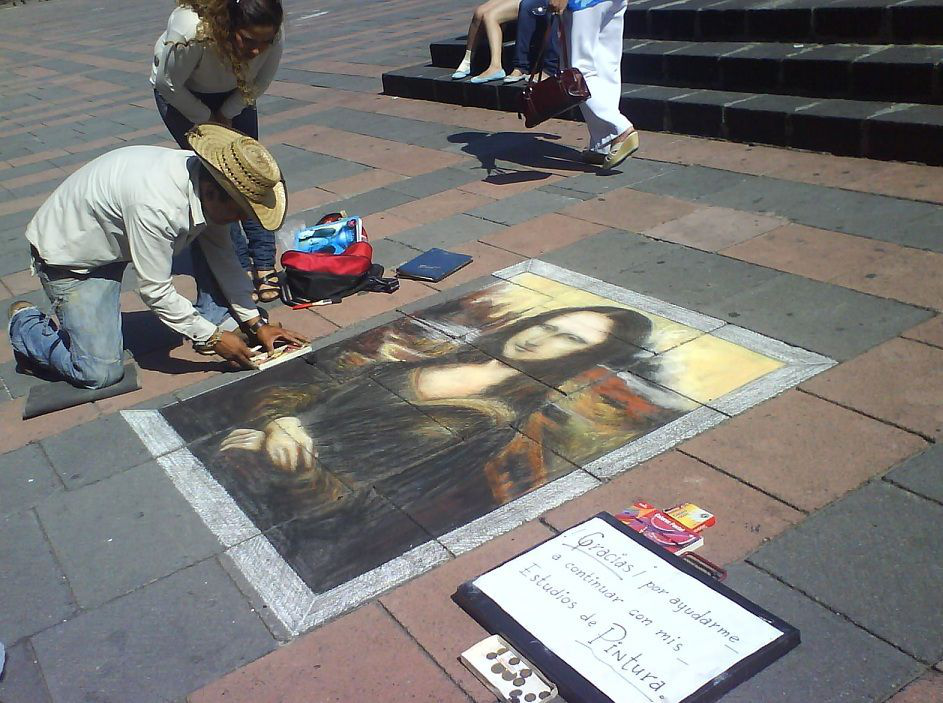 Arte al piso una tendencia plástica en la FILBo