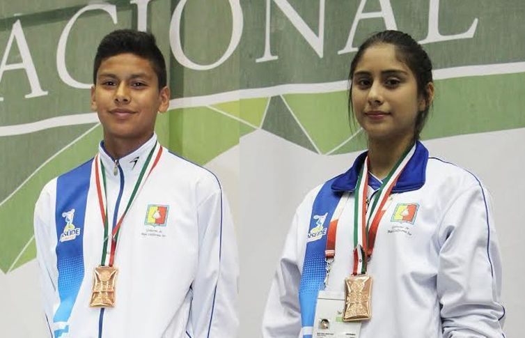 Paola Martínez y Carlos Contreras logran Bronce en TKD