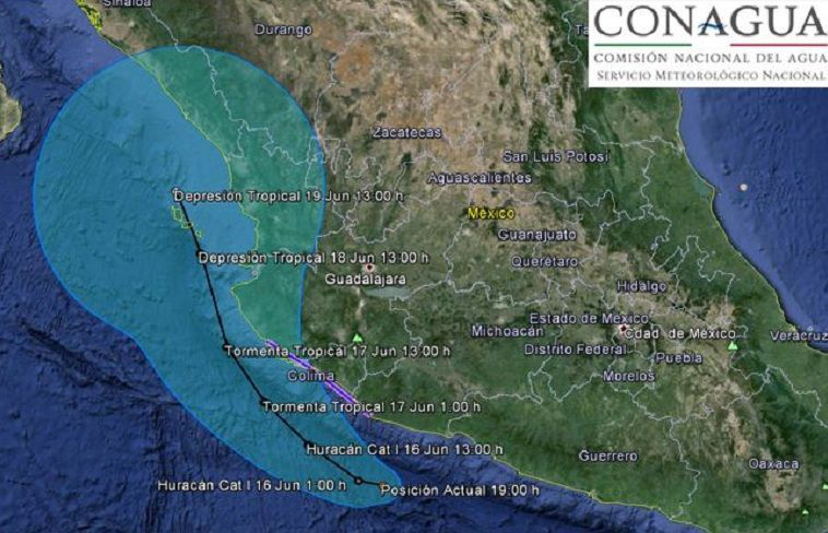 Es errático el comportamiento de “Carlos”; de nuevo es huracán