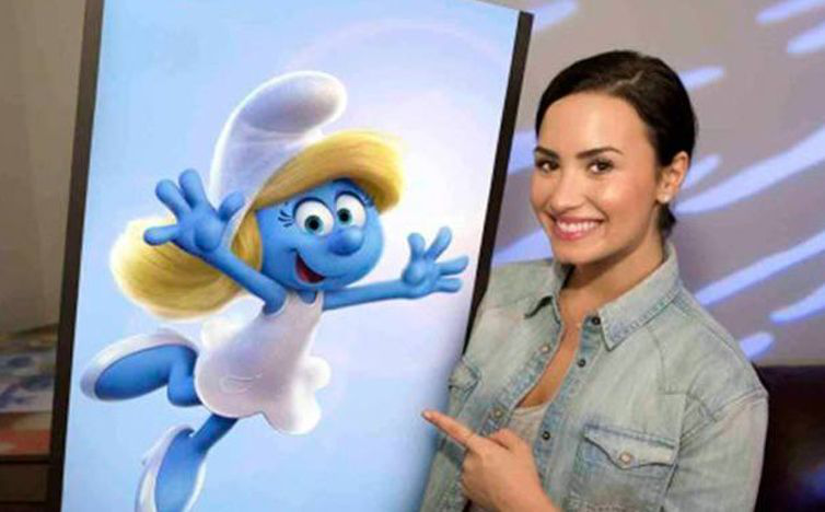 Demi Lovato dará su voz a 'Pitufina'