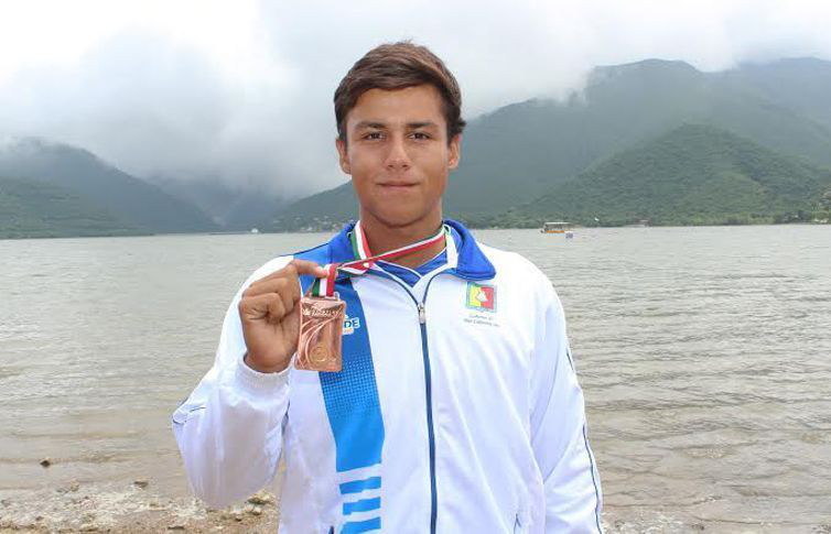 Rubén Aguirre al Mundial Jr. de Remo en Rio de Janeiro, Brasil