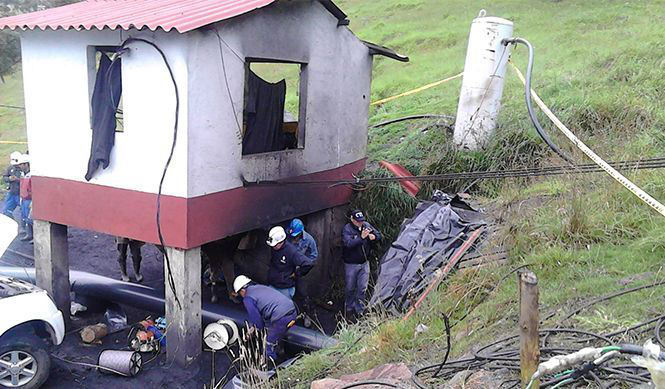 Mueren 4 trabajadores al explotar mina en Colombia