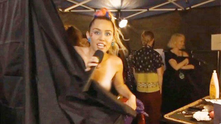 MTV censurará el seno de Miley Cyrus