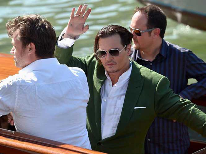 Johnny Depp presenta la cinta 'Black Mass' en Venecia
