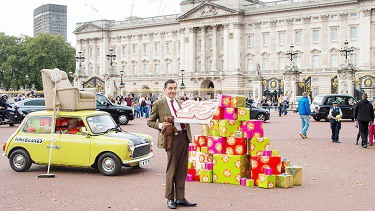 'Mr. Bean' celebra como rey sus 25 años