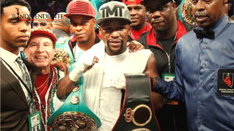 Floyd Mayweather vence a Andre Berto y se despide del boxeo