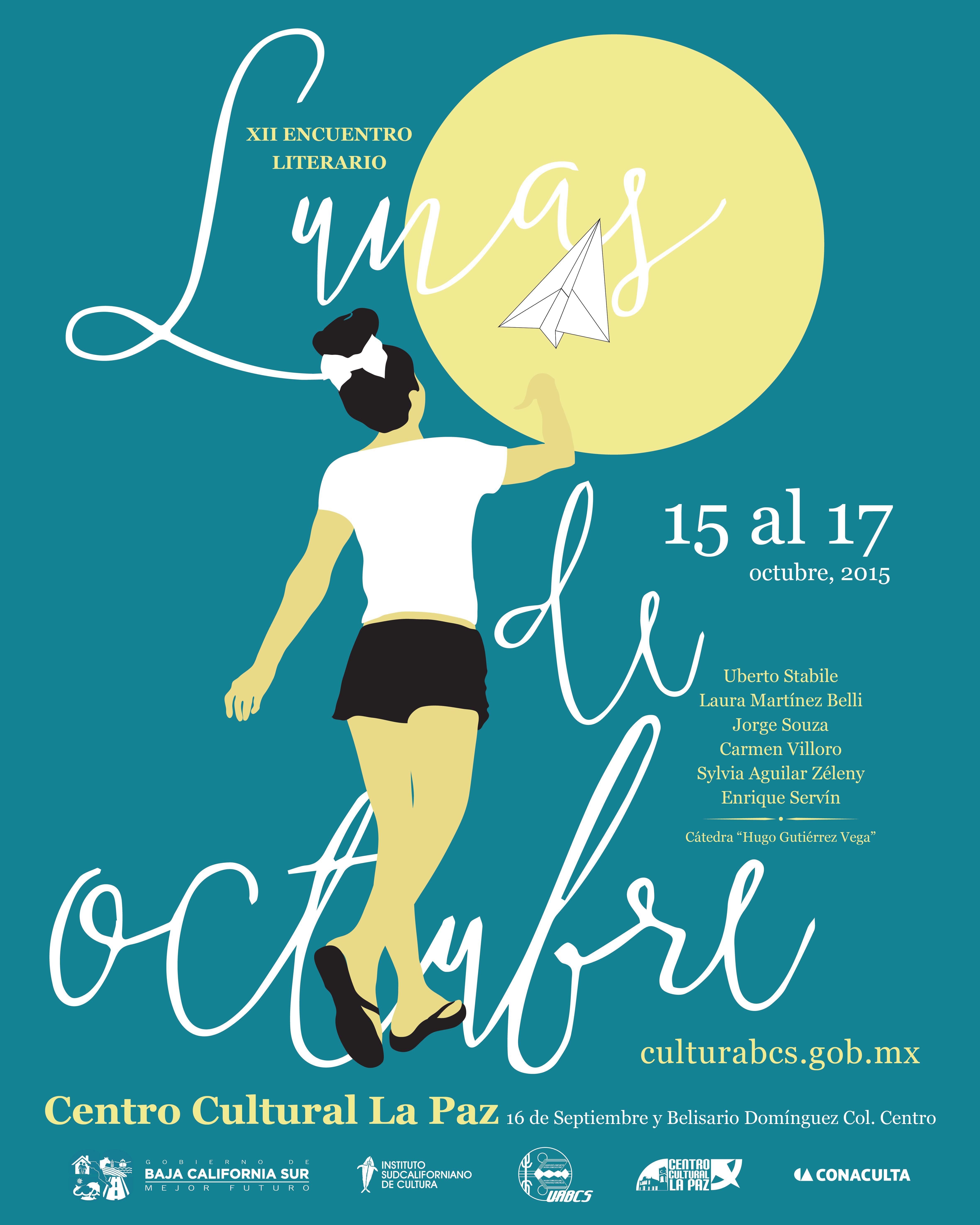 “Convocatoria al XII Encuentro Literario  Lunas de Octubre 2015.