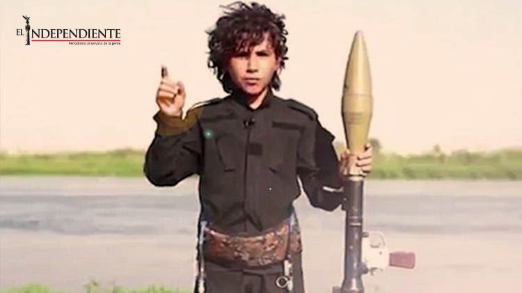 Niño yihadista amenaza con degollar a Obama