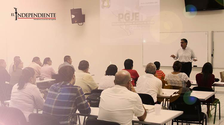 Inicia impartición de cursos para agentes del ministerio público el mtro. Erasmo Palemón Alamilla Villeda