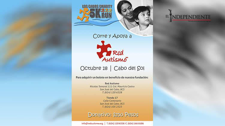 Red Autismo invita a la ciudadanía a apoyarlos en el 5K Los Cabos Charity Run 2015