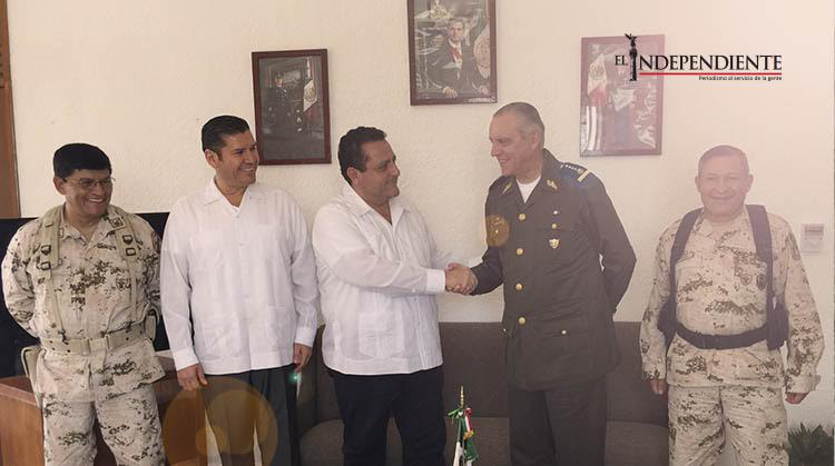 Se unen Ejército Mexicano y Gobierno para garantizar seguridad en la entidad