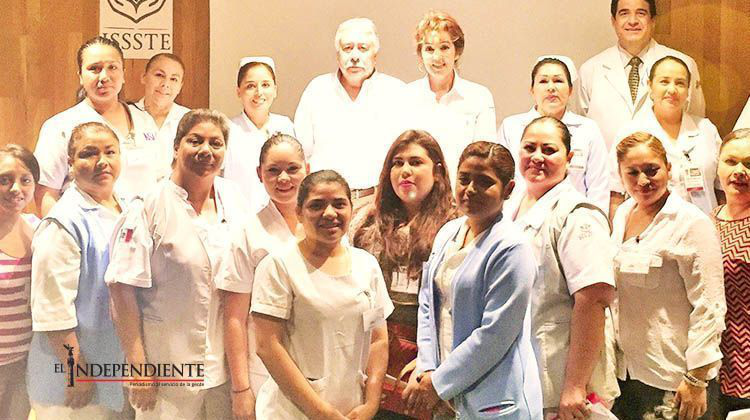 Imparten curso teórico-práctico de enfermería quirúrgica, en el hospital del ISSSTE