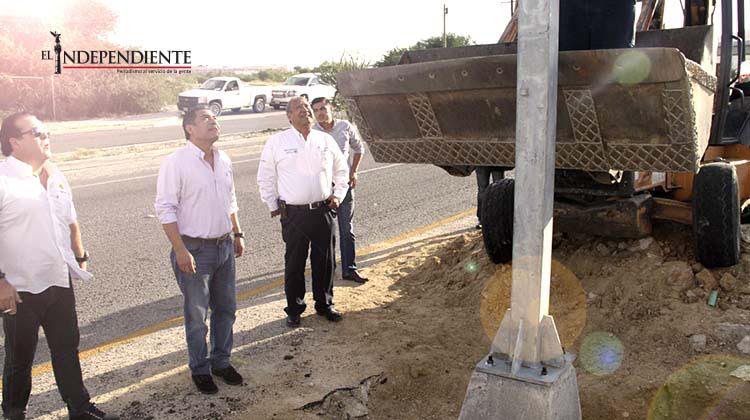 Vuelven luminarias a corredor turístico CSL- SJC