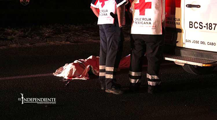Trágico fin de semana en Los Cabos; fallece peatón al ser arrollado por vehículo