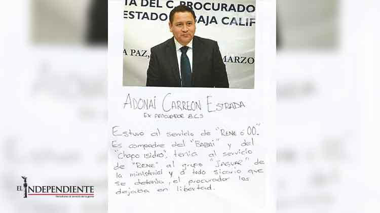 Adonaí Carreón, probable responsable de la cruel violencia que golpeó a BCS