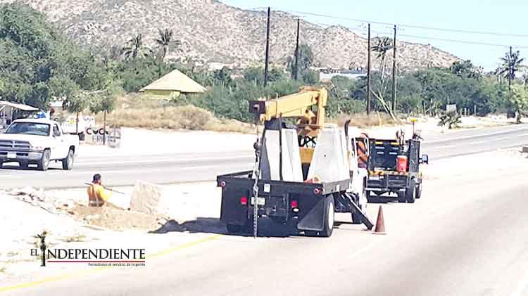Lenta la colocación de luminarias en el corredor turístico