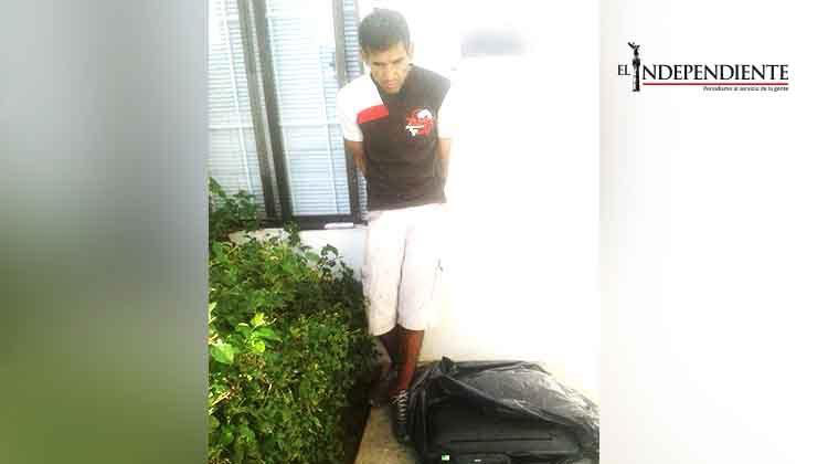 Detienen a “El Iguana”, acusado de saquear un negocio en CSL