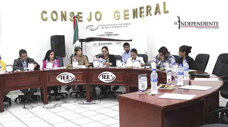 Representantes de partidos políticos en el IEE “truenan” la sesión; no soportan opacidad