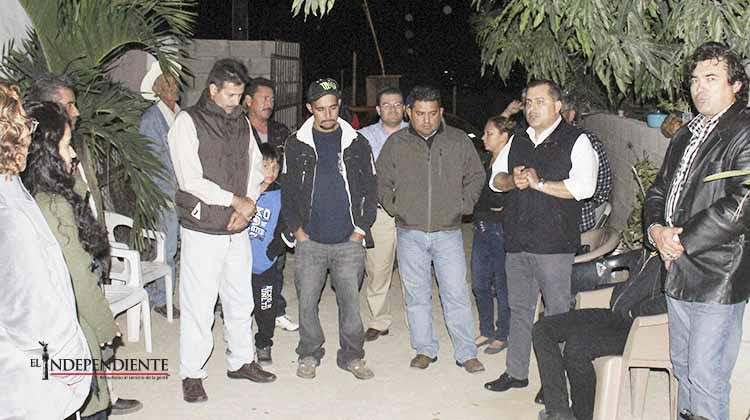 Atiende Secretario General a familias en contra de construcción de gasolinera en El Zacatal