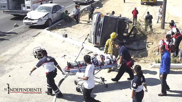Más de mil accidentes vehiculares se registraron durante el 2015 en Los Cabos