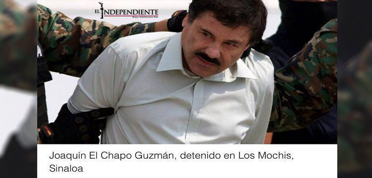 De nueva cuenta capturan al "Chapo" Guzmán